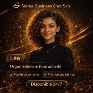 Agent IA Organisation & Productivité – Starter Business Univers Digital