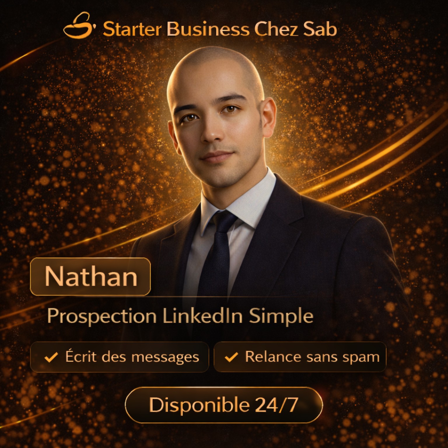 Nathan – Prospection LinkedIn Stratégique | Génère des Clients sans Spam 24/7